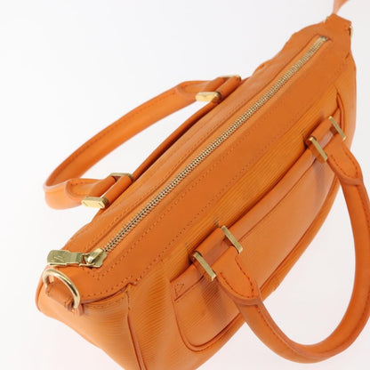 Louis Vuitton Danura Handbag Epi, ORANGE, LEATHER, Handbag