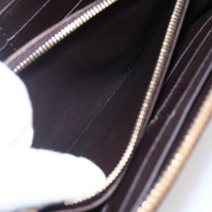 Louis Vuitton Zippy wallet Leather, BROWN, LEATHER, Wallets