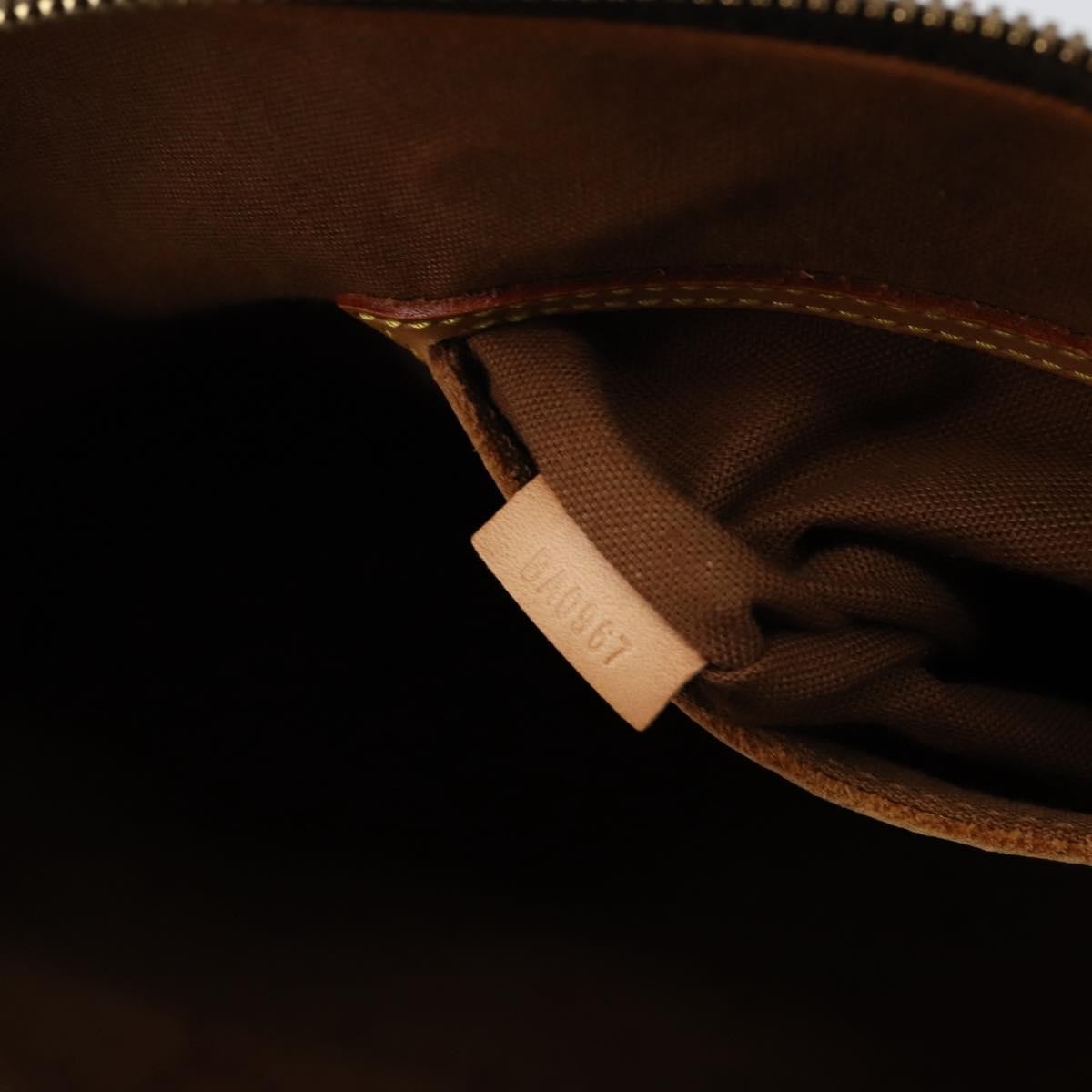 Louis Vuitton Alma Handbag Monogram Canvas, BROWN, CANVAS, Handbag