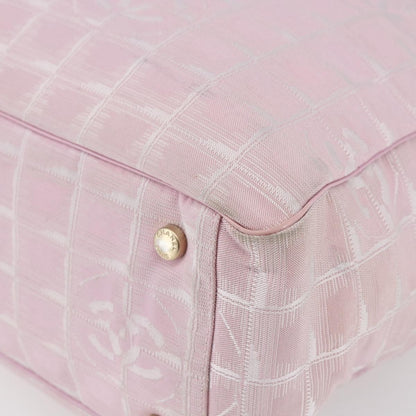 Chanel Travel Line Tote Nylon, PINK, NYLON, Tote bag