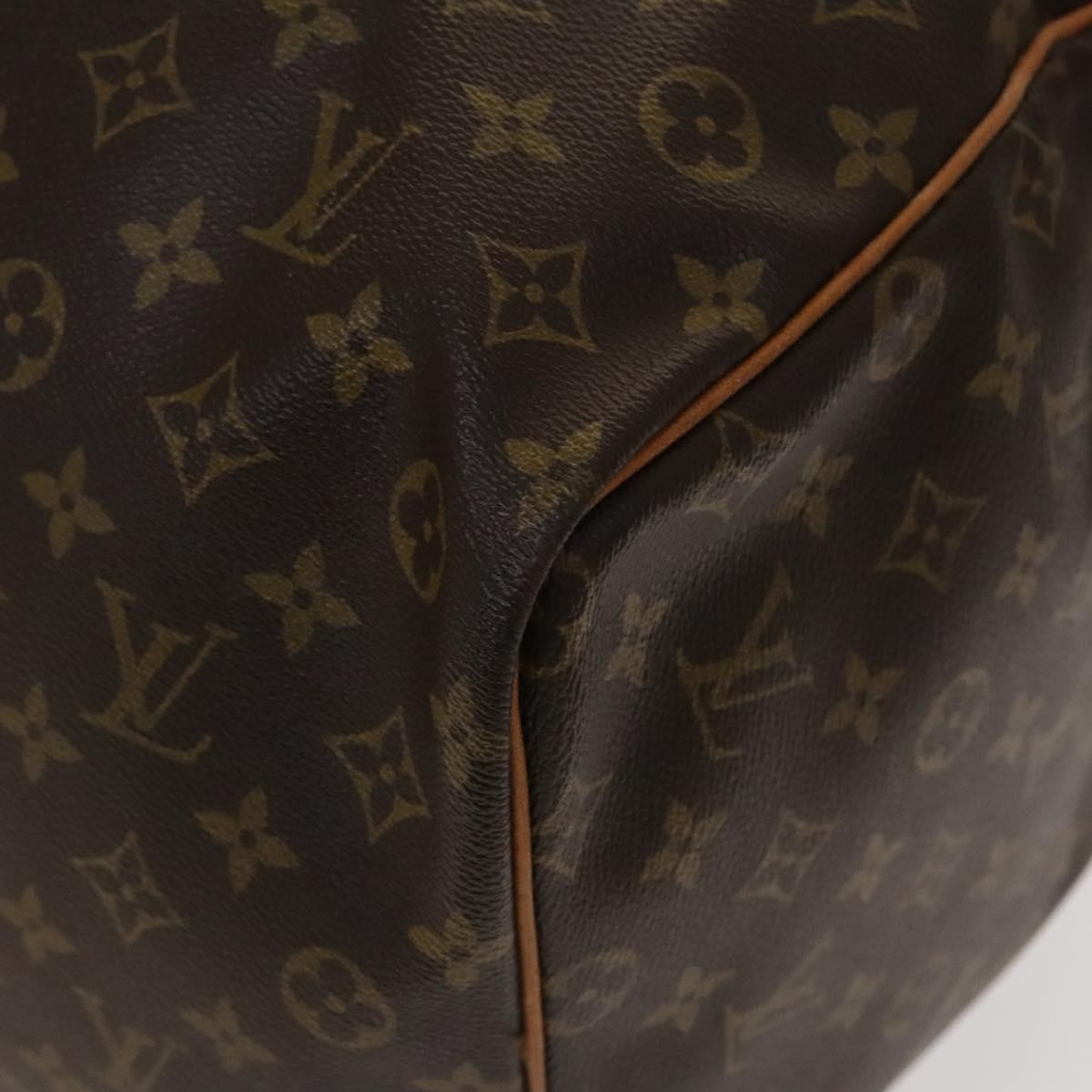 Louis Vuitton Keepall Bag Monogram Canvas, BROWN, CANVAS, Travel bag
