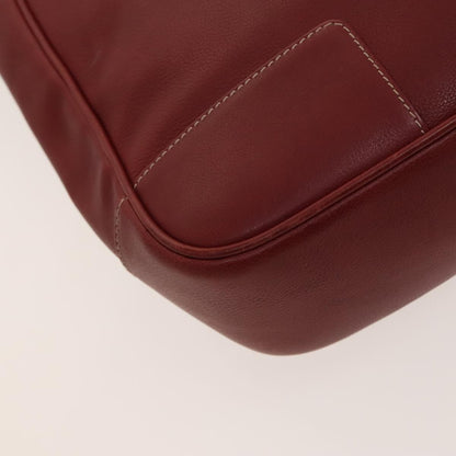 Loewe Anagram handbag Leather, RED, LEATHER, Handbag