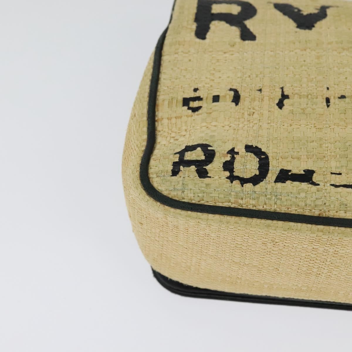 Burberry Lola Shoulder Bag Printed Raffia, BEIGE, WOOD, Shoulder bag