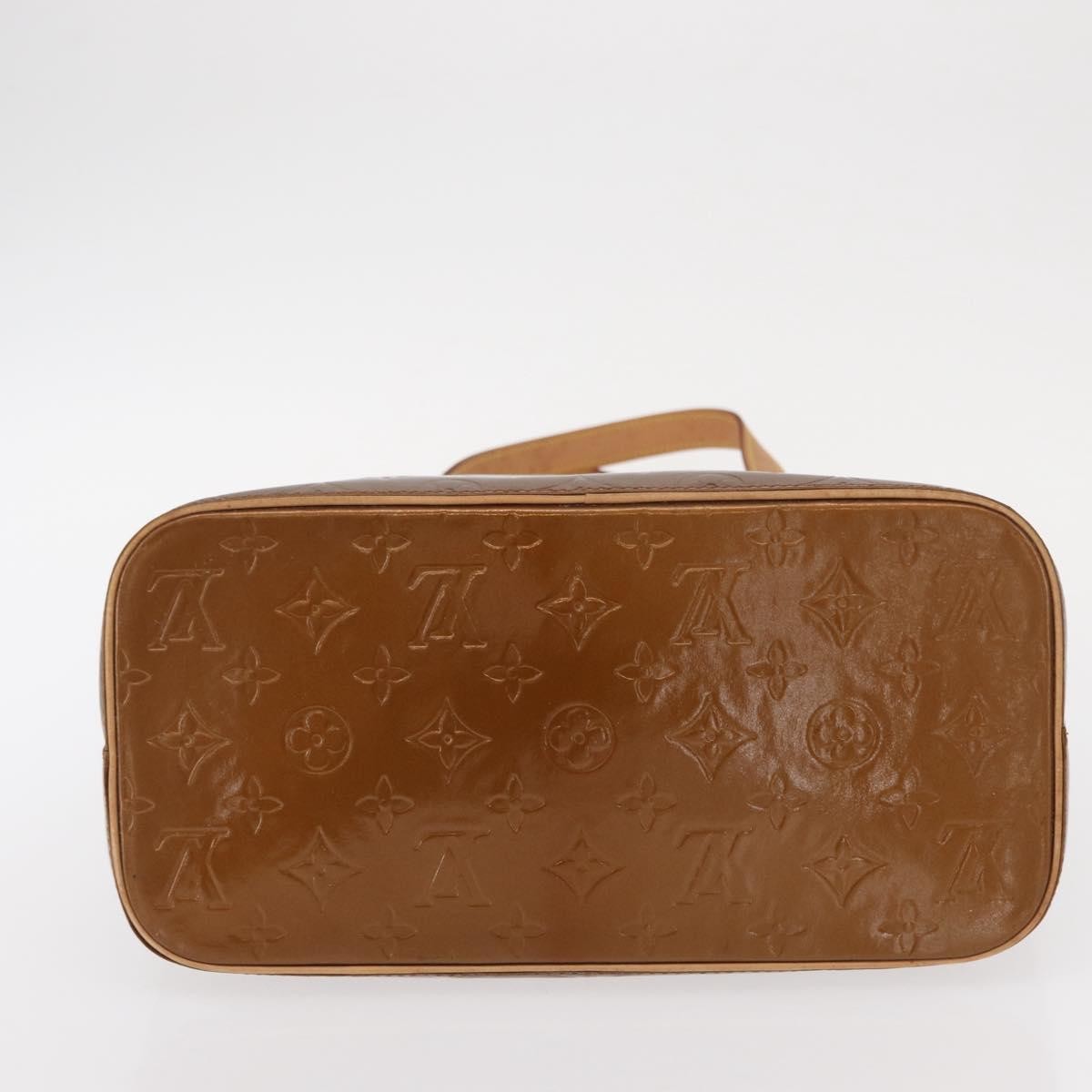 Louis Vuitton Houston Handbag Monogram Vernis, BROWN, PATENT_LEATHER, Handbag