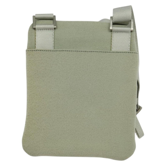 Prada Sport Zip Shoulder Bag Cotton, SILVER, COTTON, Shoulder bag