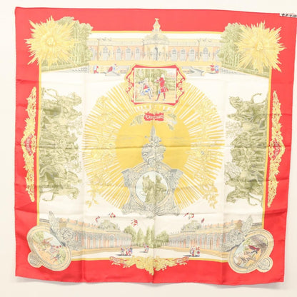 Hermes Carré 90 Silk multicolor, RED, SILK, Scarve & shawl