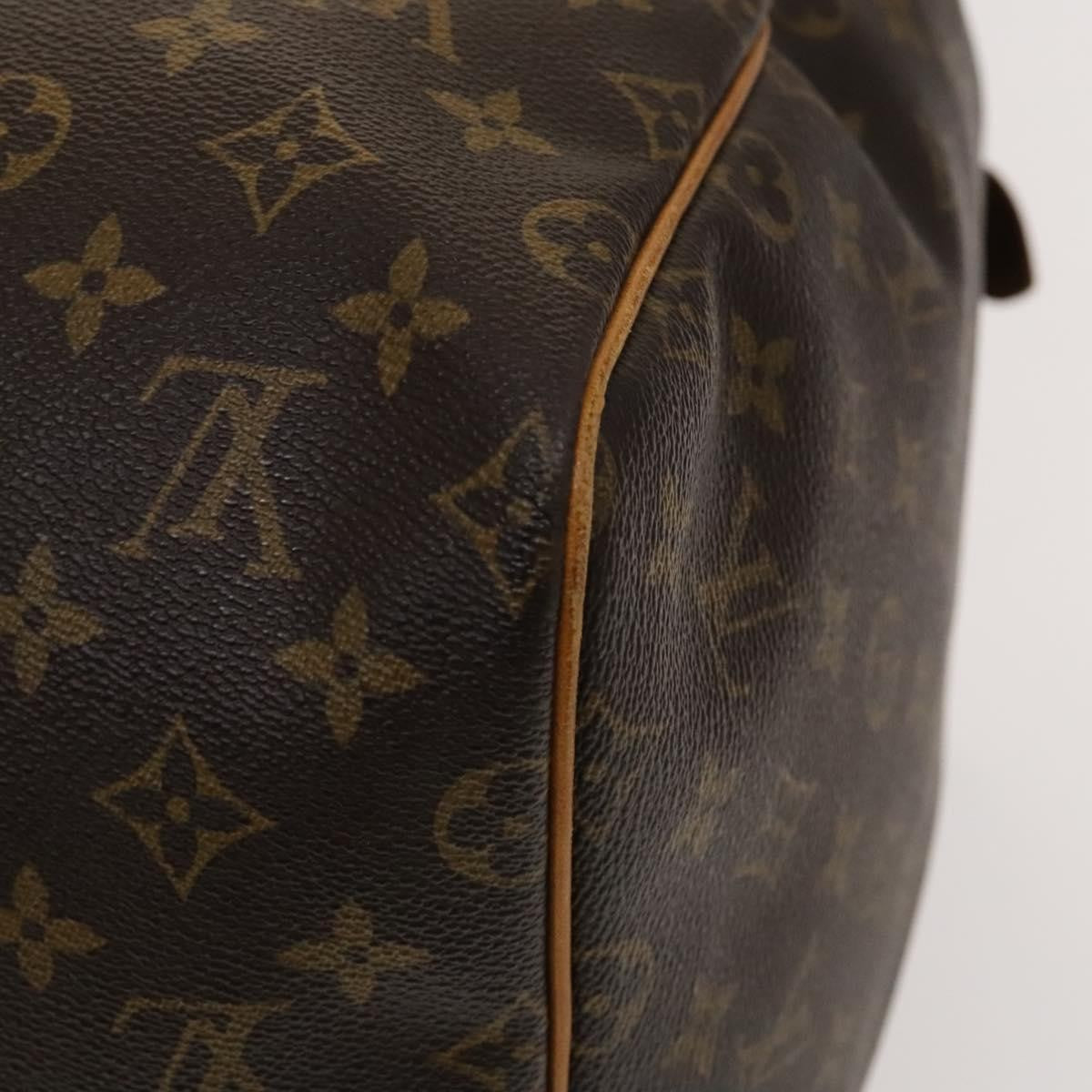 Louis Vuitton Keepall Bag Monogram Canvas, BROWN, CANVAS, Travel bag