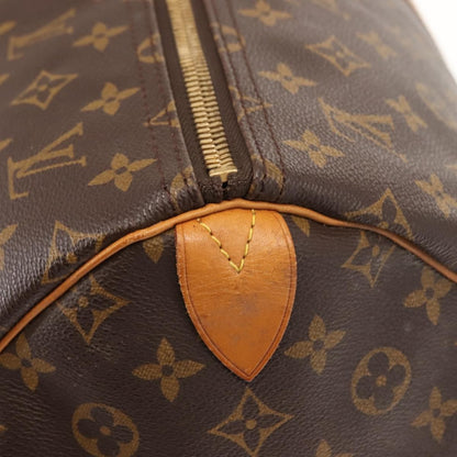 Louis Vuitton Keepall Bag Monogram Canvas, BROWN, CANVAS, Travel bag