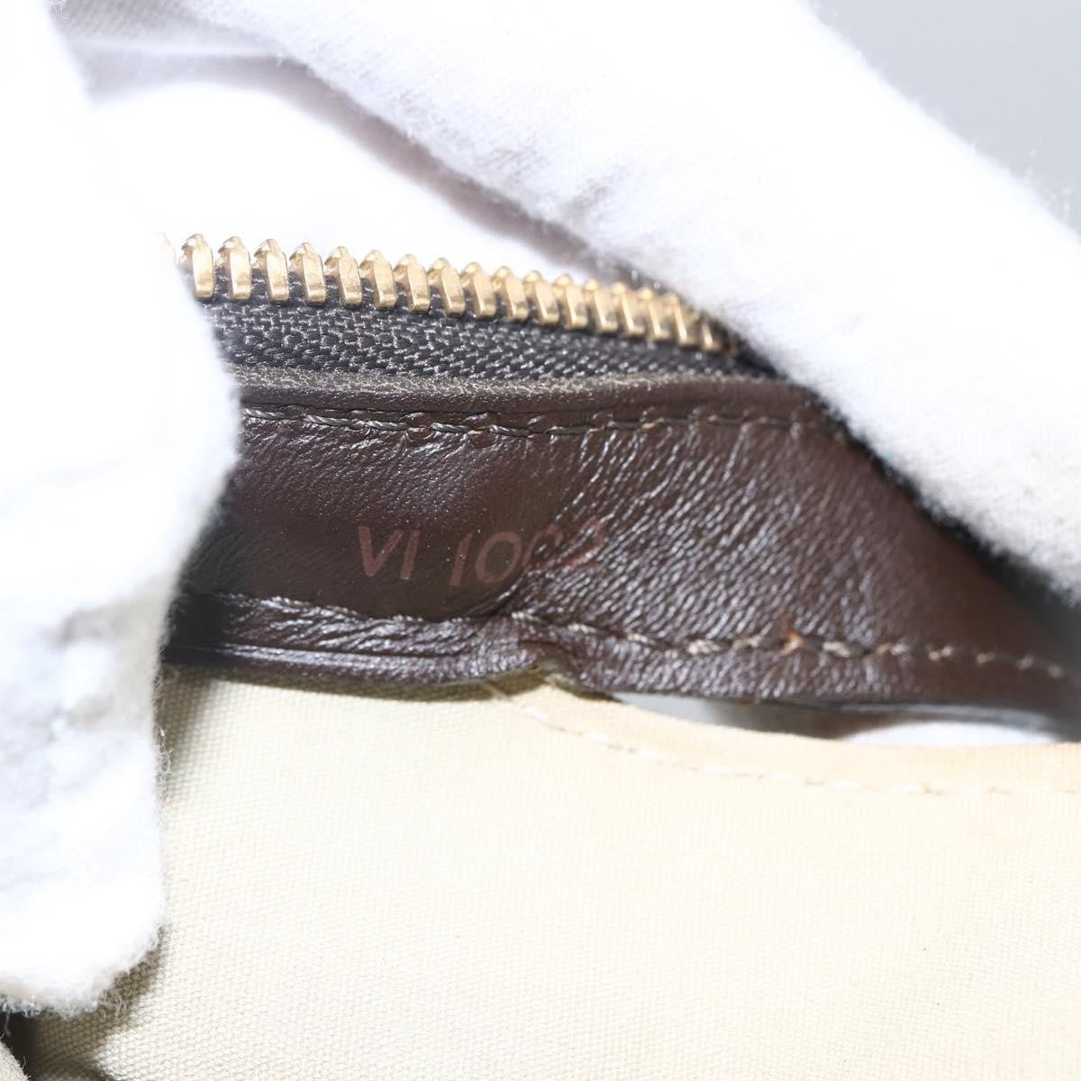 Louis Vuitton Josephine Handbag Mini Lin, KHAKI, CANVAS, Handbag