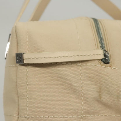 Chanel Chocolate Bar CC Bowler Bag Canvas, BEIGE, CANVAS, Handbag