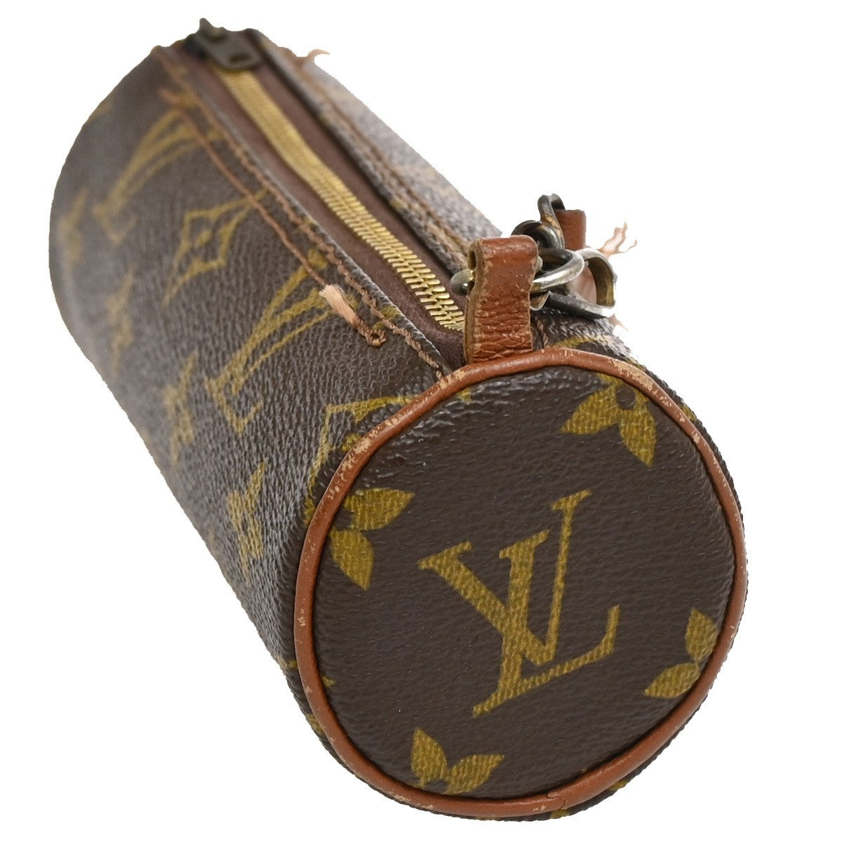Louis Vuitton Papillon Pochette Monogram Canvas, BROWN, CANVAS, Clutche & pouche