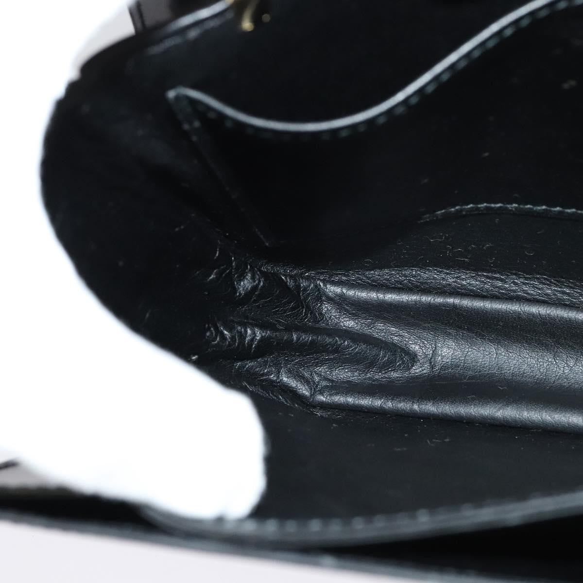 Celine Shoulder Bag Leather, BLACK, LEATHER, Shoulder bag