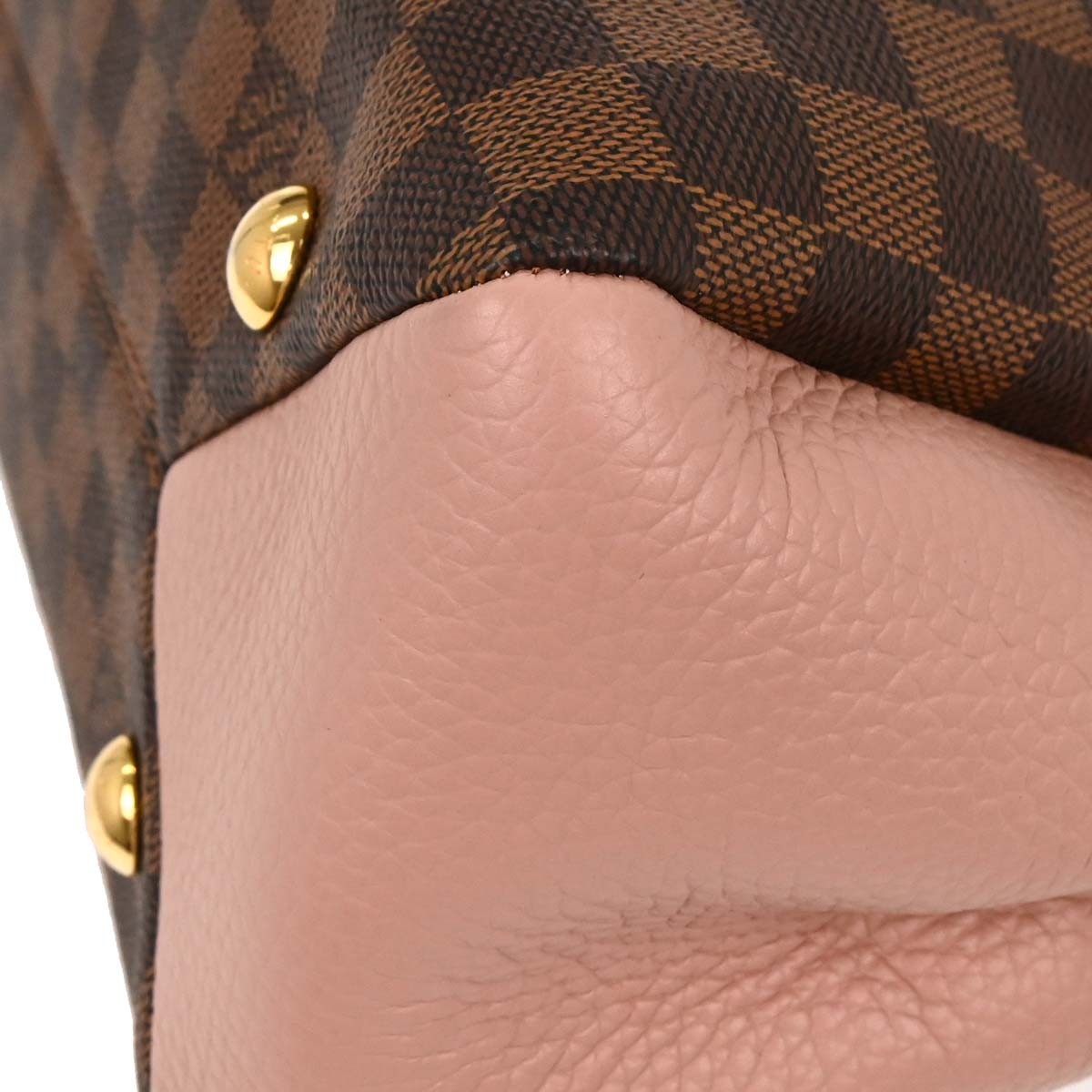 Louis Vuitton Brittany Handbag Damier, BROWN, CANVAS, Handbag