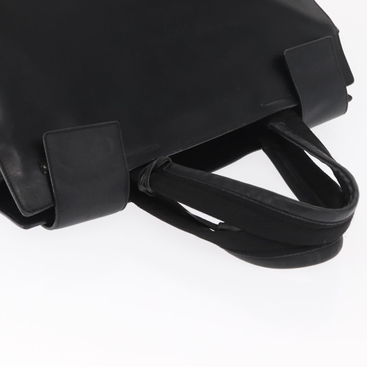 Prada Vintage Briefcase Leather, BLACK, LEATHER, Briefcase