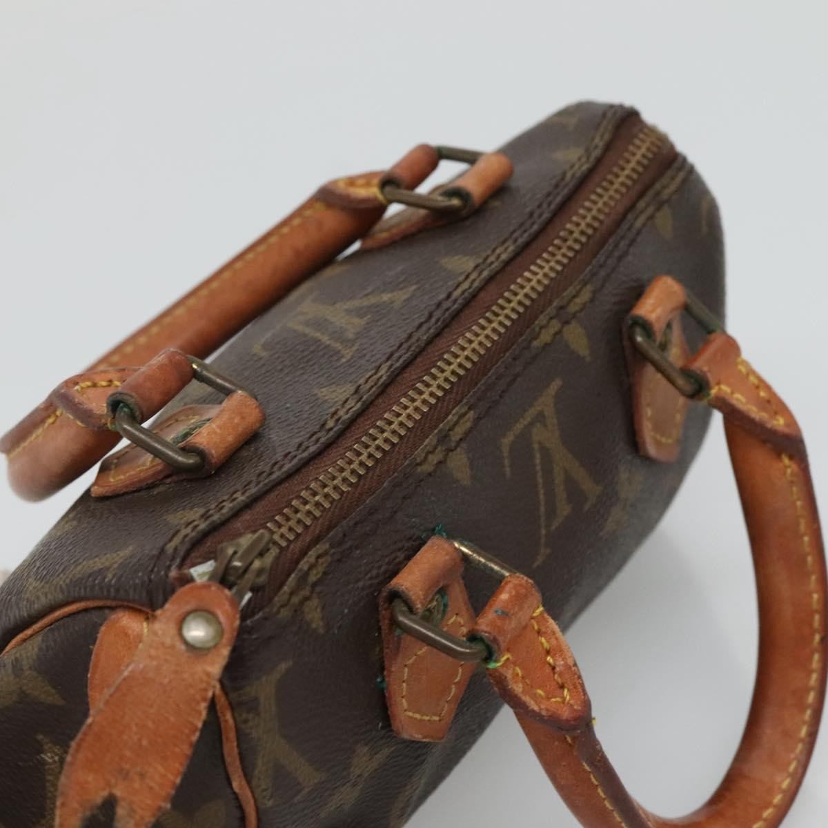 Louis Vuitton Speedy Mini HL Handbag Monogram Canvas, BROWN, CANVAS, Handbag