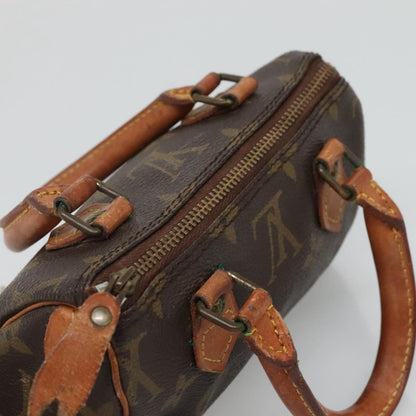 Louis Vuitton Speedy Mini HL Handbag Monogram Canvas, BROWN, CANVAS, Handbag