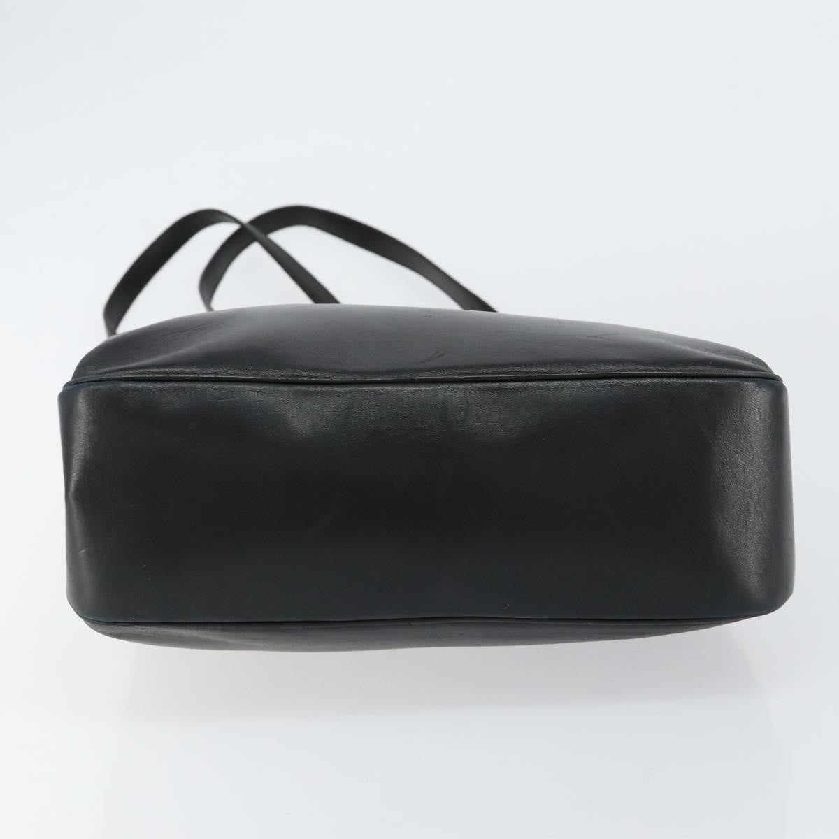 Salvatore Ferragamo Vala Shoulder Bag Leather, BLACK, LEATHER, Tote bag