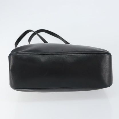 Salvatore Ferragamo Vala Shoulder Bag Leather, BLACK, LEATHER, Tote bag