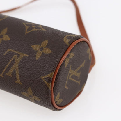 Louis Vuitton Papillon Pochette Monogram Canvas, BROWN, CANVAS, Handbag