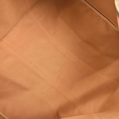 Louis Vuitton Keepall Bag Monogram Canvas, BROWN, CANVAS, Travel bag