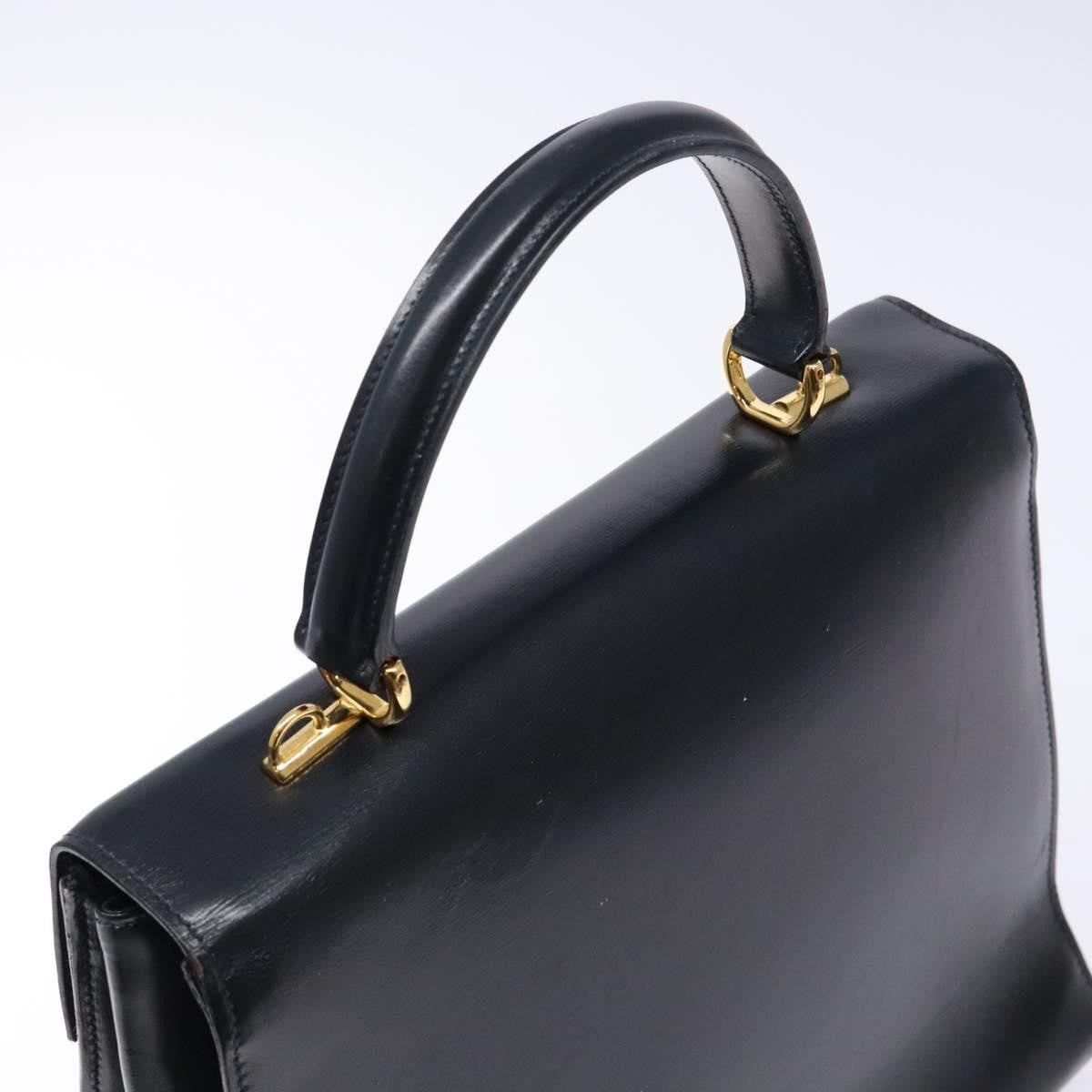 Gucci Lady Lock Leather, NAVY, LEATHER, Handbag