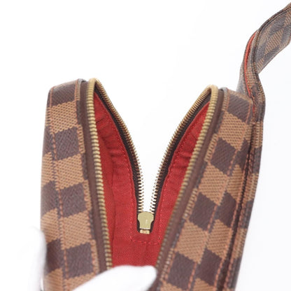 Louis Vuitton Geronimos Waist Bag Damier, BROWN, CANVAS, Shoulder bag