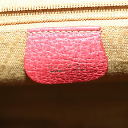 Gucci Vintage Bamboo Backpack Suede, RED, SUEDE, Backpack