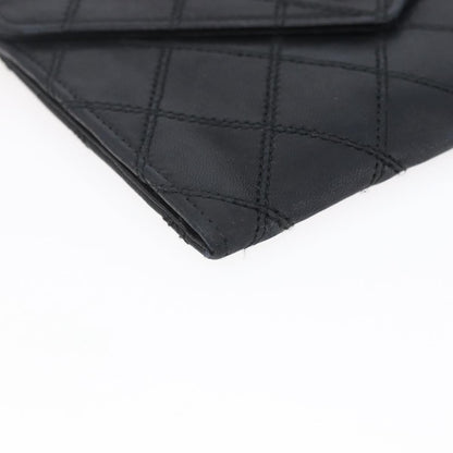 Chanel Vintage CC Flap Wallet Leather, BLACK, LEATHER, Wallets