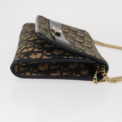 Christian Dior Vintage CD trotter Shoulder bag Canvas, NAVY, CANVAS, Shoulder bag