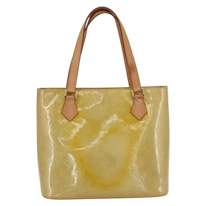Louis Vuitton Houston Handbag Monogram Vernis, BEIGE, PATENT_LEATHER, Handbag
