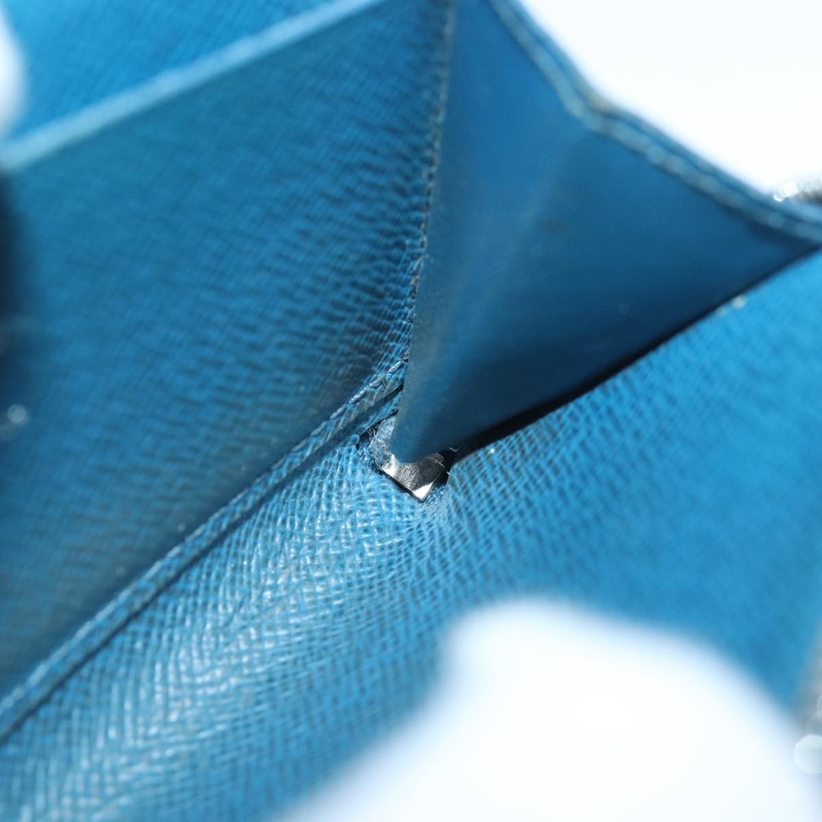 Louis Vuitton Porte-Monnaie NM Wallet Epi leather, BLUE, LEATHER, Wallets