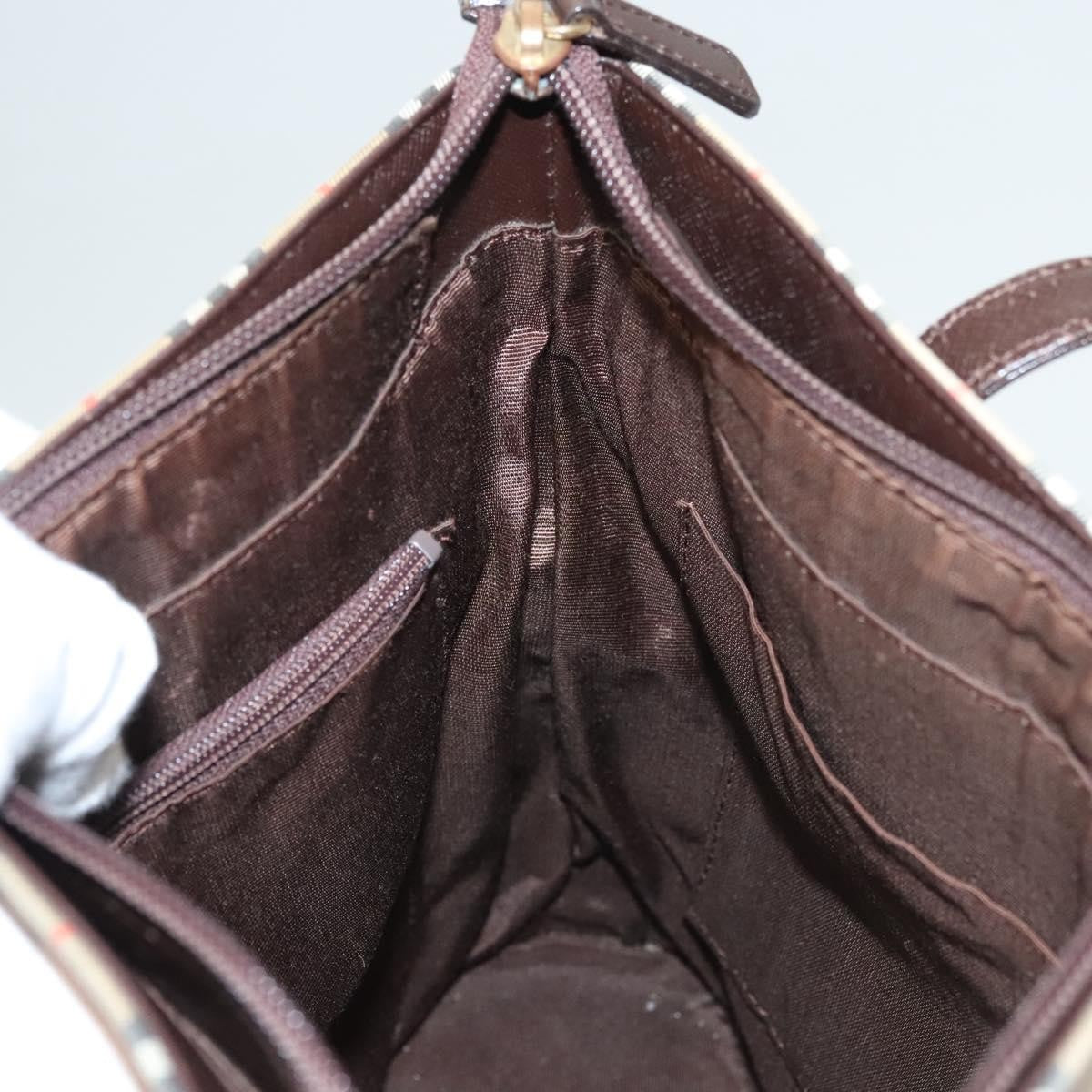 Burberry Nova Check Tote canvas check pattern, BEIGE, CANVAS, Tote bag