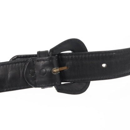 Chanel Vintage Flap Waist Bag Leather, BLACK, LEATHER, Clutche & pouche