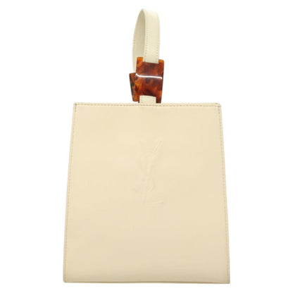 Saint Laurent Vintage Handbag Nylon, BEIGE, NYLON, Handbag