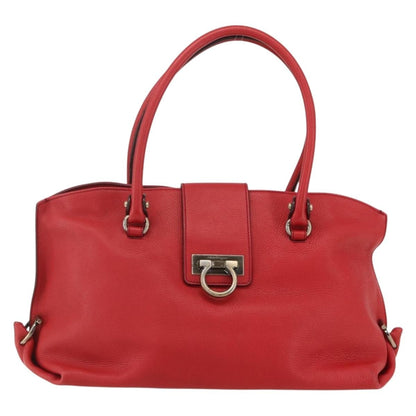 Salvatore Ferragamo Soft Sofia Tote Leather, RED, LEATHER, Tote bag