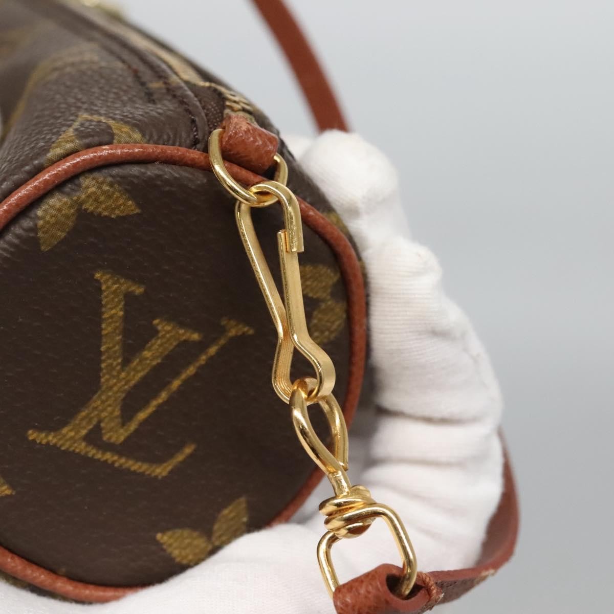 Louis Vuitton Papillon Pochette Monogram Canvas, BROWN, CANVAS, Handbag