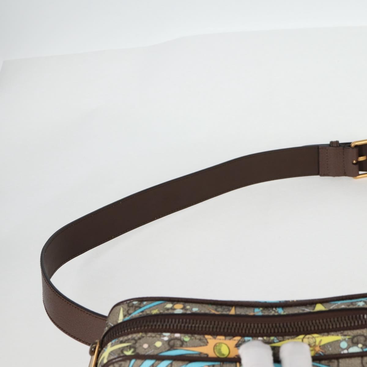 Gucci Disney Donald Duck Belt Bag Printed GG Coated Canvas, BEIGE, PVC, Shoulder bag