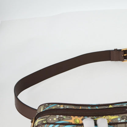 Gucci Disney Donald Duck Belt Bag Printed GG Coated Canvas, BEIGE, PVC, Shoulder bag