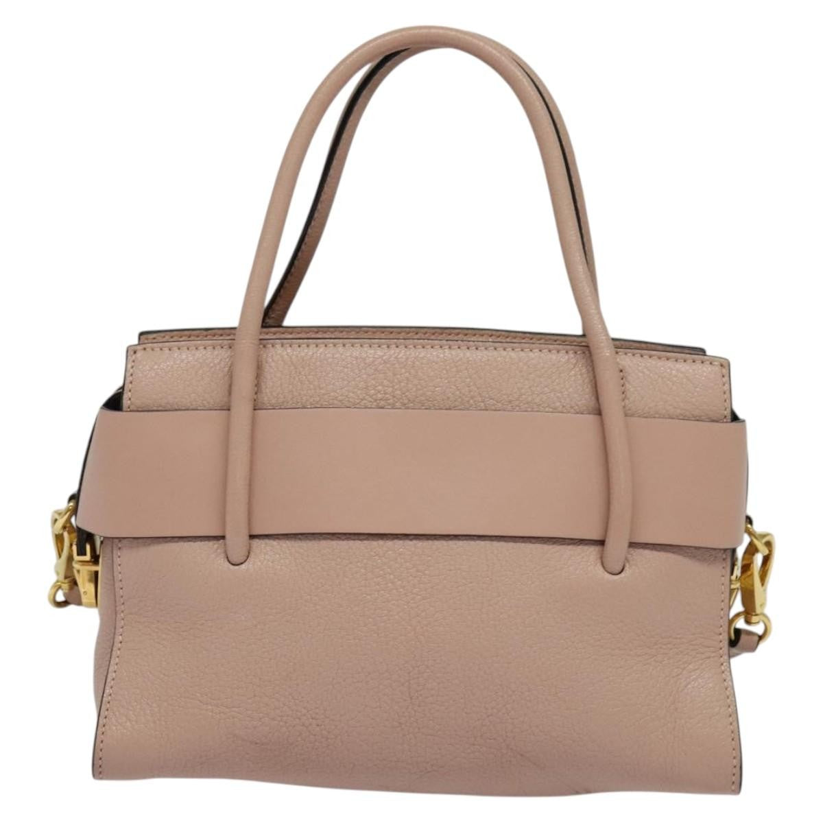 Miu Miu Madras Fiocco Bow Tote Leather, PINK, LEATHER, Tote bag