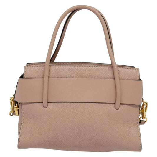 Miu Miu Madras Fiocco Bow Tote Leather, PINK, LEATHER, Tote bag