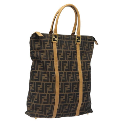Fendi Vintage Top Handle Bag Zucca canvas, BLACK, CANVAS, Tote bag