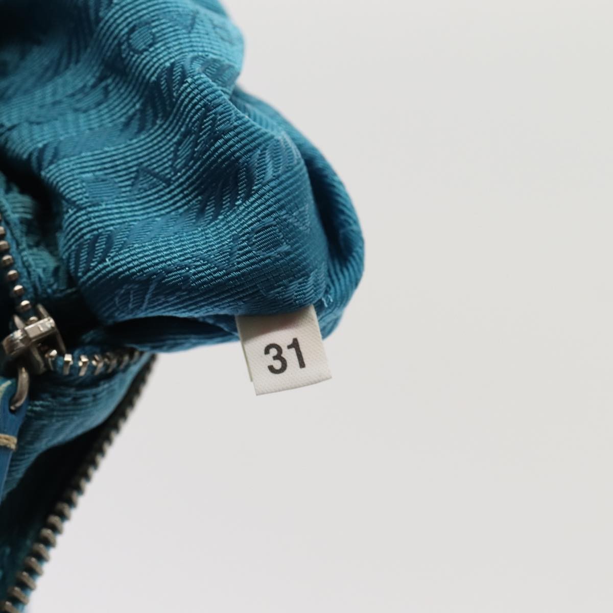 Prada Vintage Chain Shoulder Bag Tessuto, BLUE, NYLON, Shoulder bag