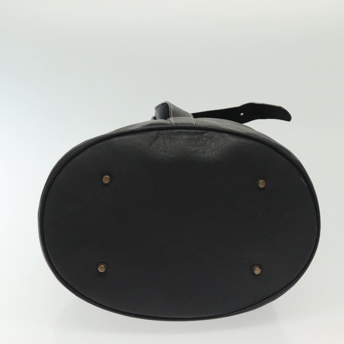 Bally Vintage Shoulder Bag Leather, BLACK, LEATHER, Shoulder bag