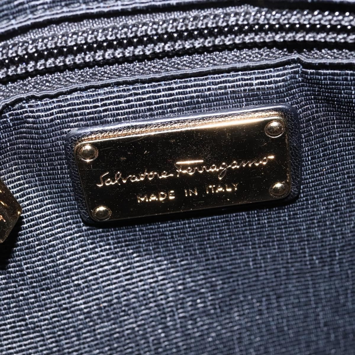 Salvatore Ferragamo Vala Shoulder Bag Leather, BLACK, LEATHER, Shoulder bag