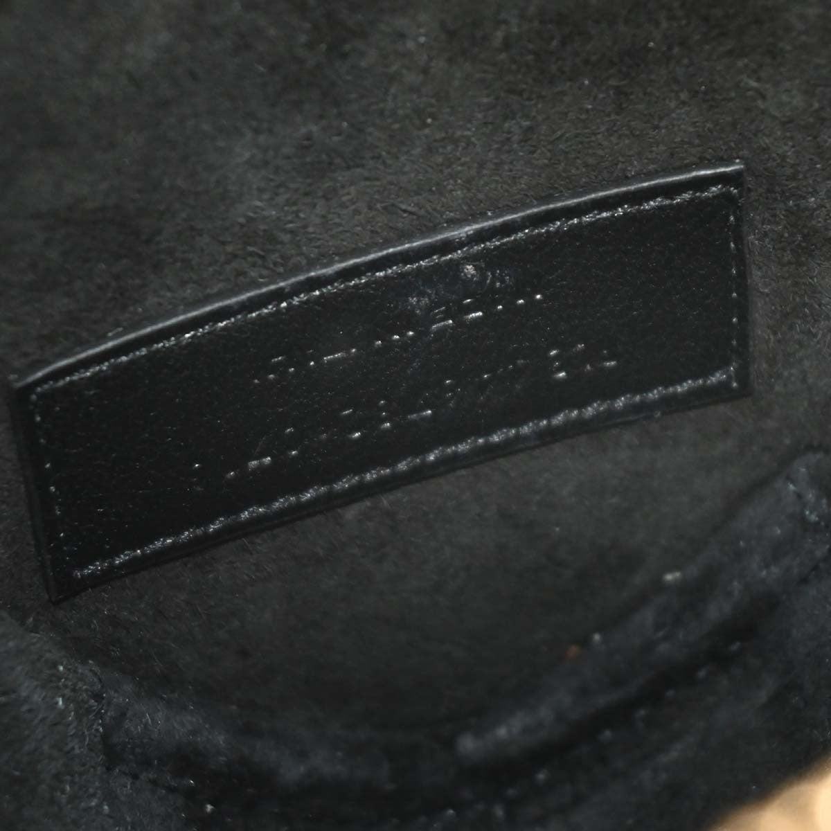 Saint Laurent Love Heart Chain Bag Leather, BLACK, LEATHER, Shoulder bag