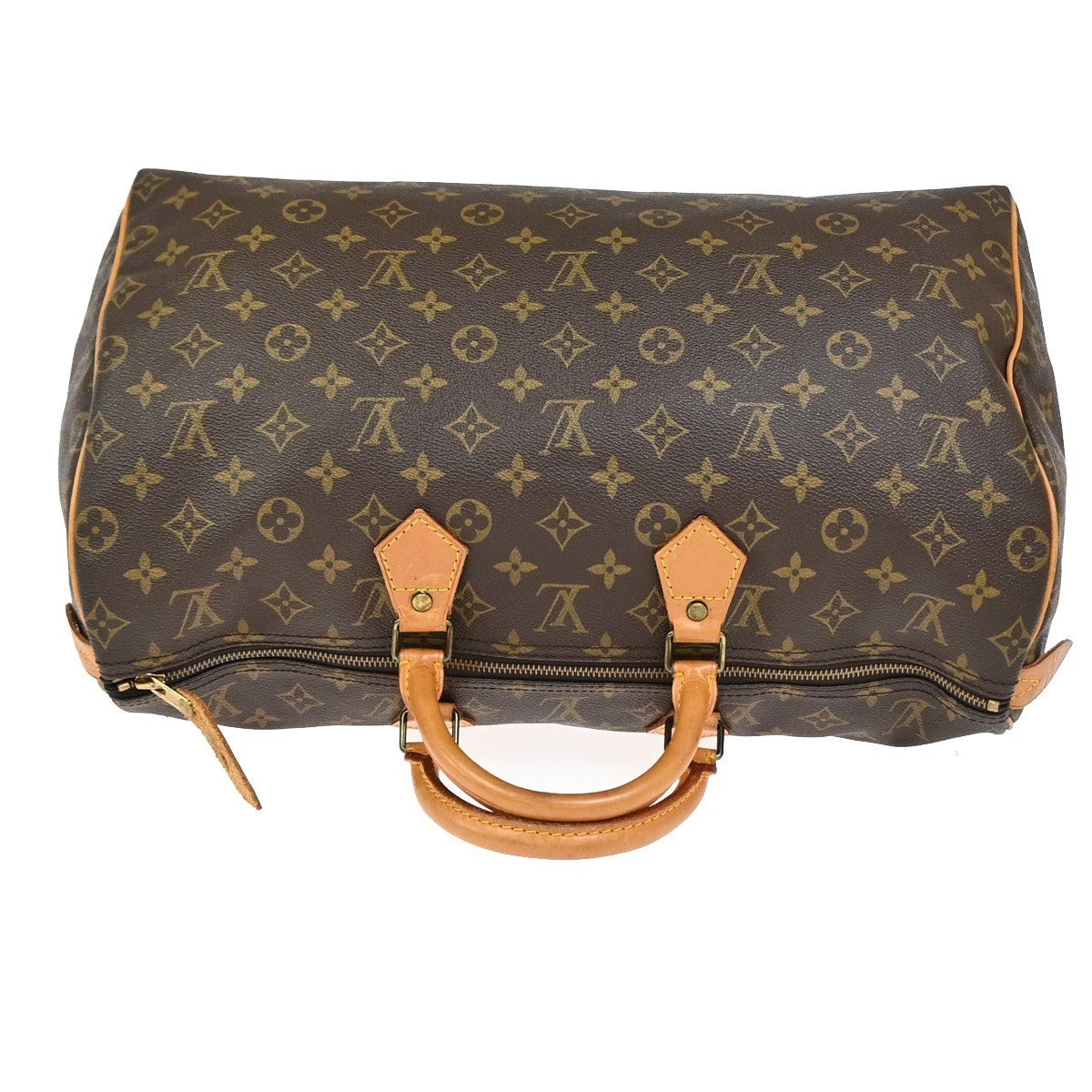 Louis Vuitton Speedy Handbag Monogram Canvas, Brown, Canvas, Handbag