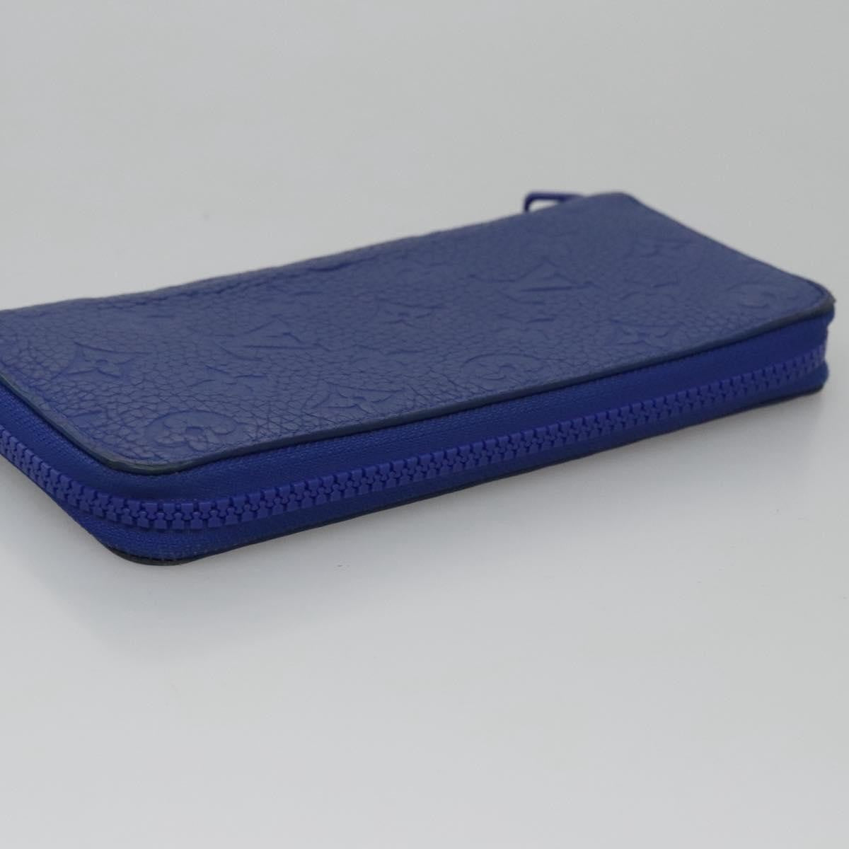 Louis Vuitton Portefeuille zippy Monogramme Empreinte Monogramme Empreinte, BLUE, LEATHER, Wallets