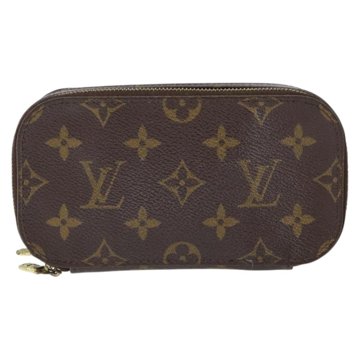 Louis Vuitton Pochette Accessoires Monogram Canvas, BROWN, CANVAS, Clutche & pouche