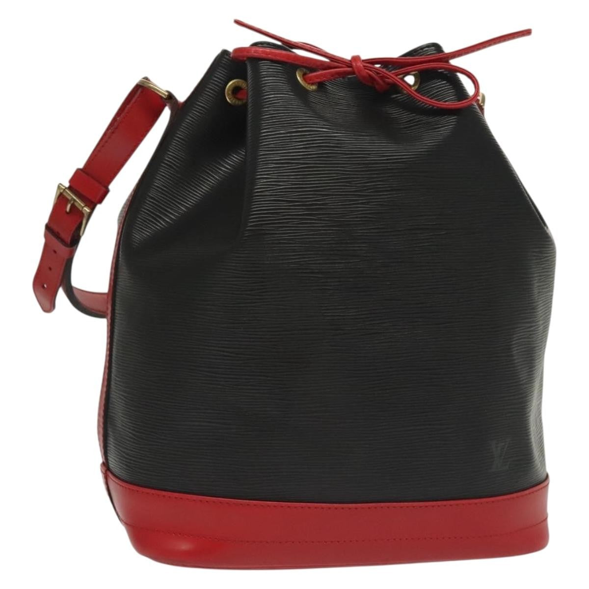 Louis Vuitton Noe Handbag Epi Leather, BLACK, LEATHER, Handbag