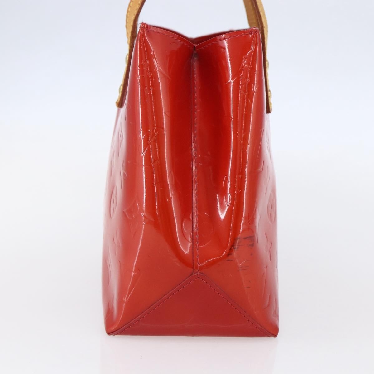 Louis Vuitton Reade Handbag Monogram Vernis, RED, PATENT_LEATHER, Handbag